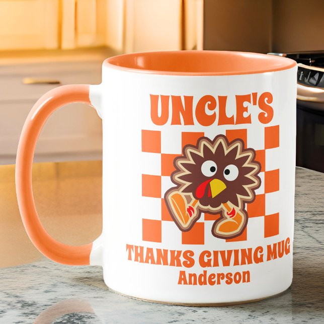 Mug Thanksgiving de l'oncle personnalisé (Créateur téléchargé)