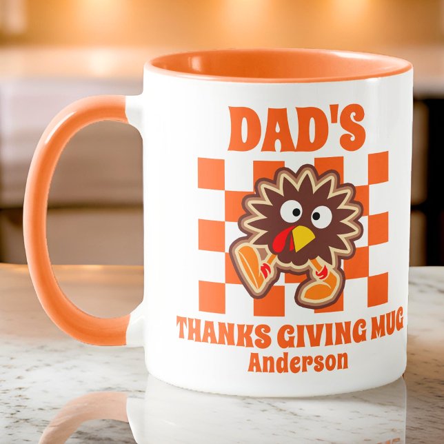 Mug Thanksgiving de papa personnalisé (Créateur téléchargé)
