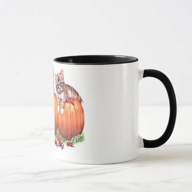 Mug Thanksgiving est le Meow du chat (Droite)