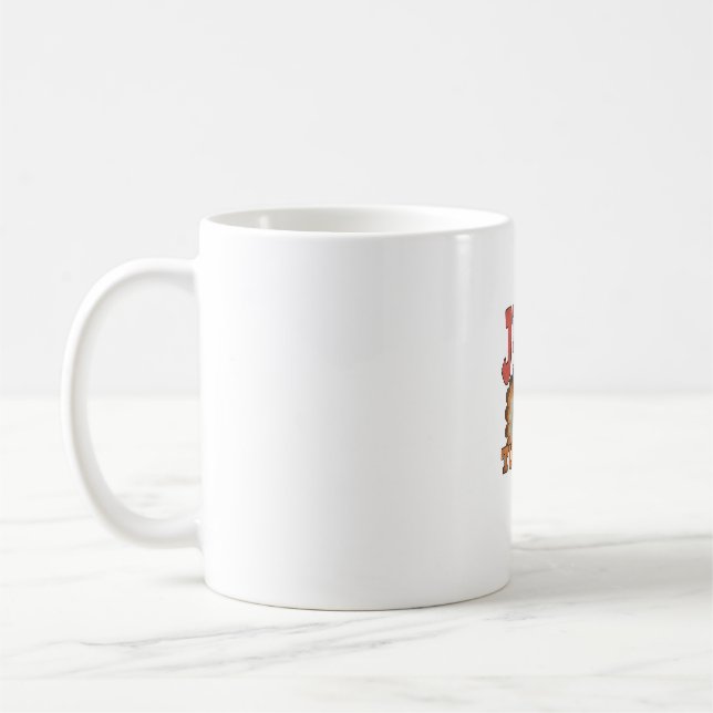 Mug Thanksgiving & Fall Apparel, Jive Turquie - Retro  (Gauche)