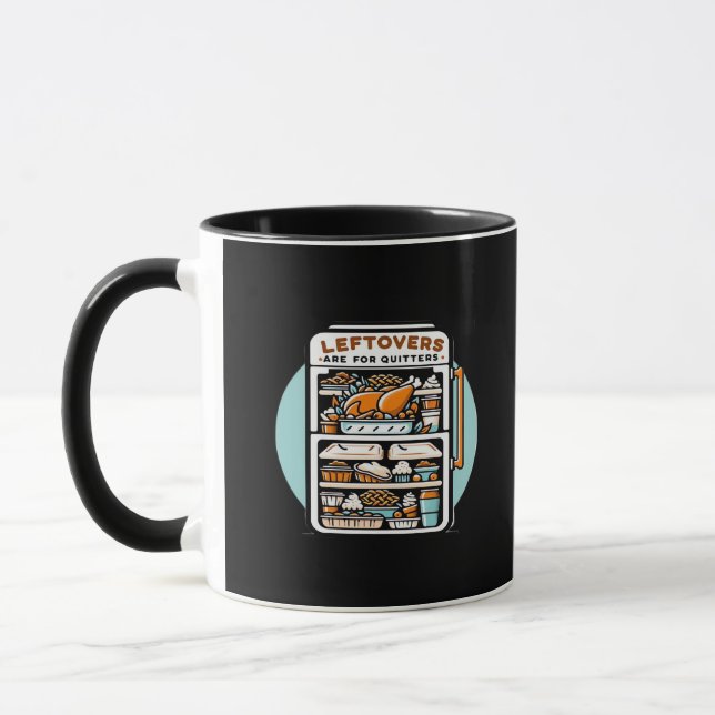 Mug Thanksgiving Leftots Sont Pour Quitters Classic Fu (Gauche)