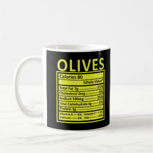Mug Thanksgiving Noël Funky Olives Nutrition Fact