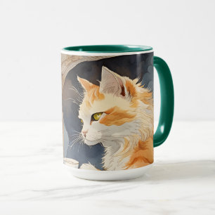 Mug Thé à boire à la chatte orange