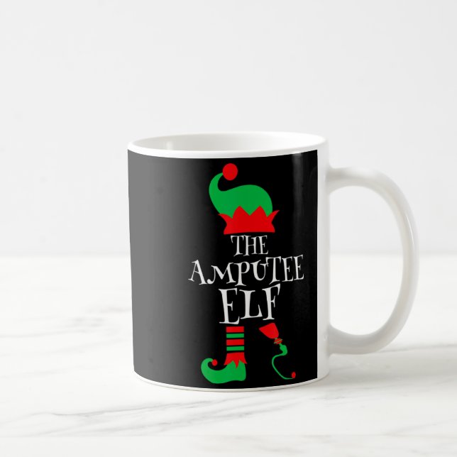Mug The Amputee Elf Christmas Funny Limb Surgery Joke  (Droite)