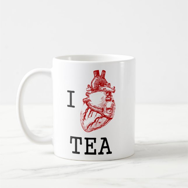 Mug Thé anatomique du coeur I (Gauche)