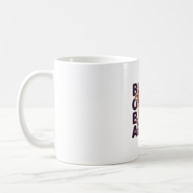 Mug Thé aux perles de vache mignonne Design de T-Shirt (Gauche)