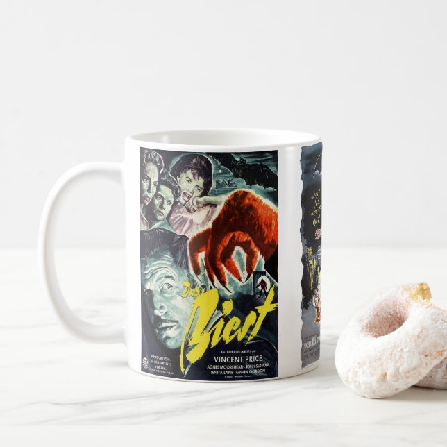 Mug The Bat (1959) mettant en vedette Vincent Price mu (Avec donut)