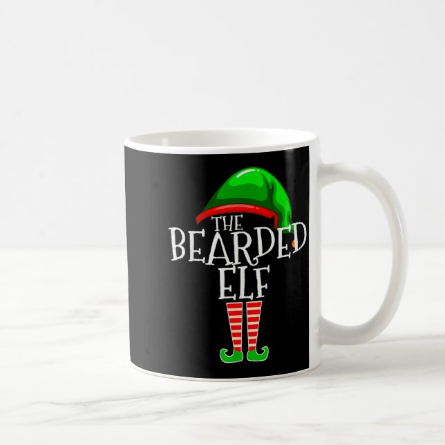 Mug The Bearded Elf Family Matching Group Christmas Be (Droite)