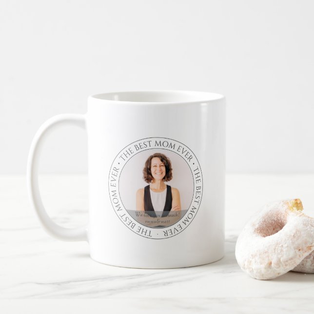 Mug The Best Mama Ever Modern Classic (Avec donut)