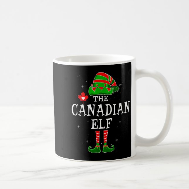 Mug The Canadian Elf Group Matching Family Christmas C (Droite)