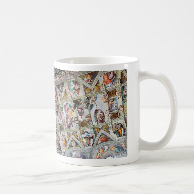 Mug “ The ceiling of the Sistine Chapel ”,Michelangelo (Droite)
