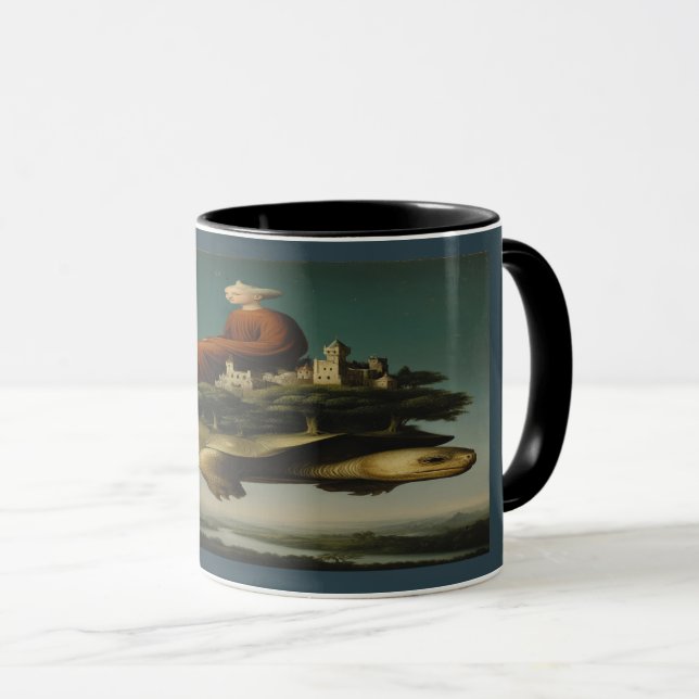 Mug The Celestial Voyager Surreal Art (Devant droit)