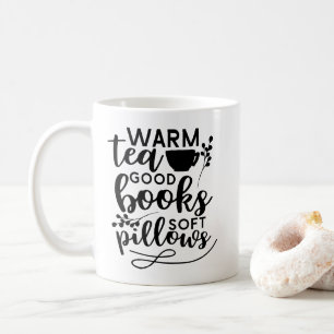 Mug Thé Chaud, Bons Livres & Hygge Coussin Doux