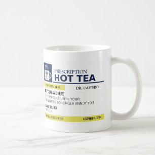 Mug Thé chaud de prescription drôle