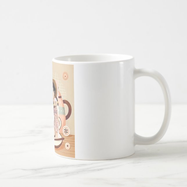 Mug Thé de Cartoon Cosy pour les amateurs de Thé - Mod (Droite)