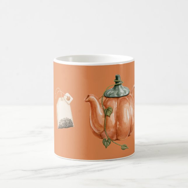 Mug Thé de la Théière Citrouille Orange (Centre)