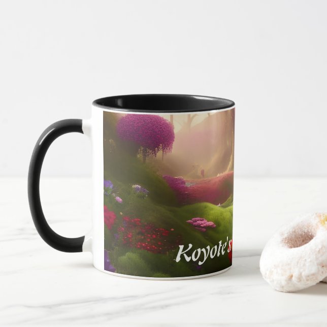Mug Thé de matin personnalisé Koyote (Avec donut)