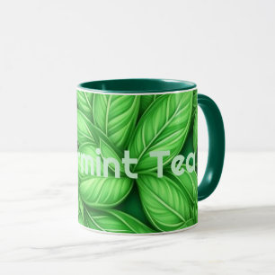 Mug Thé de Spearmint Génération Art Spearmint Feuille