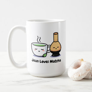 Mug Thé Dessin Japonaise Matcha mignonne Femme