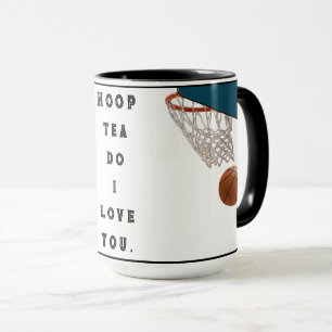 Mug Thé drôle de basket-ball