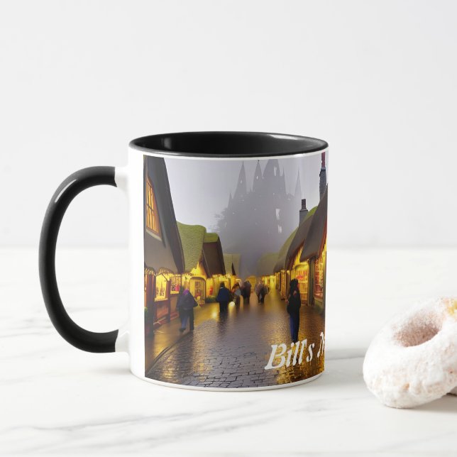 Mug Thé du matin de Bill personnalisable (Avec donut)
