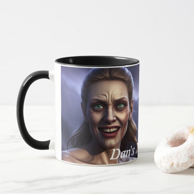 Mug Thé du matin de Dan personnalisable (Avec donut)