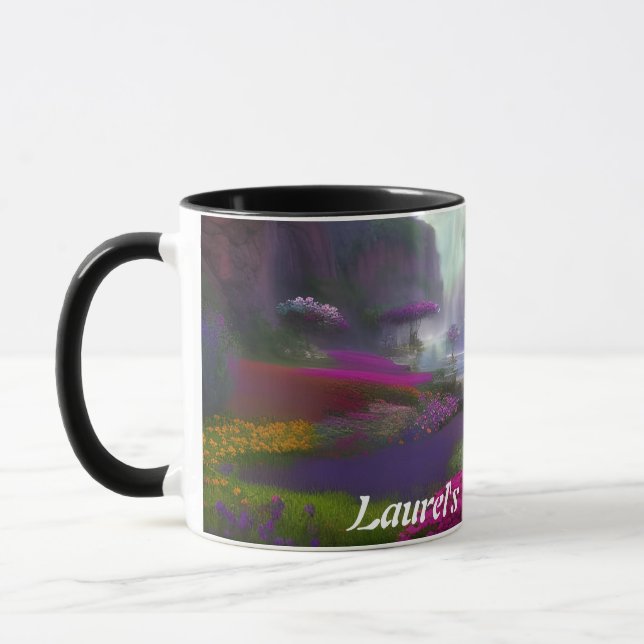 Mug Thé du matin de Laurel Personnalisé sur mesure (Gauche)
