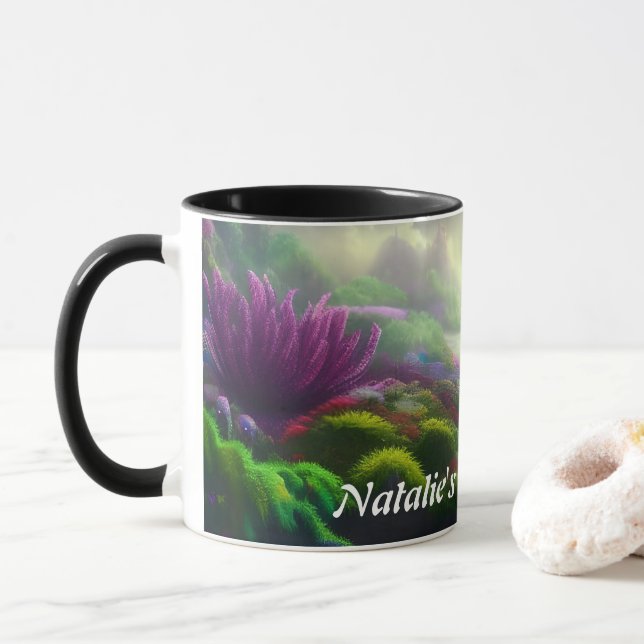 Mug Thé du matin de Natalie Personnalisé sur mesure (Avec donut)
