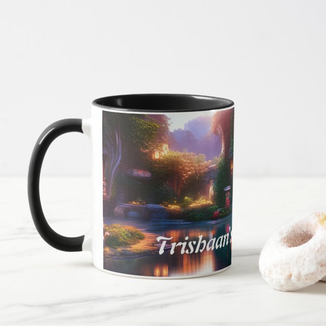 Mug Thé du matin de Trishaan (Avec donut)