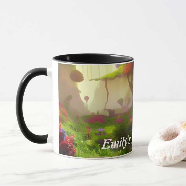 Mug Thé du matin Emily personnalisable (Avec donut)