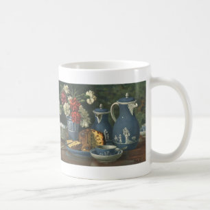 Mug Thé et café de l'après-midi vintage, gâteau, thé e