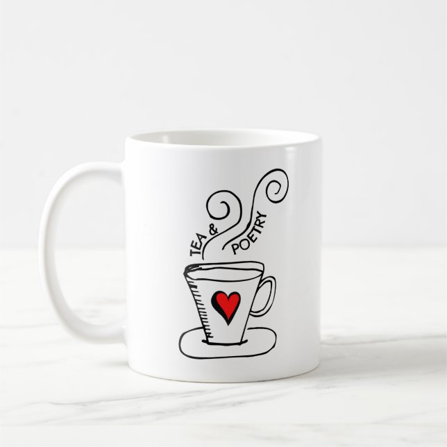 Mug Thé et poésie. (Gauche)