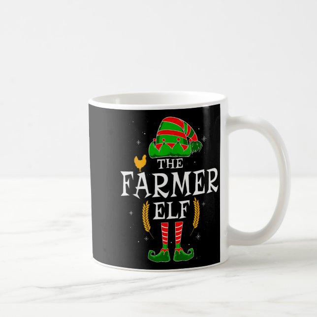 Mug The Farmer Elf Group Matching Family Christmas Far (Droite)