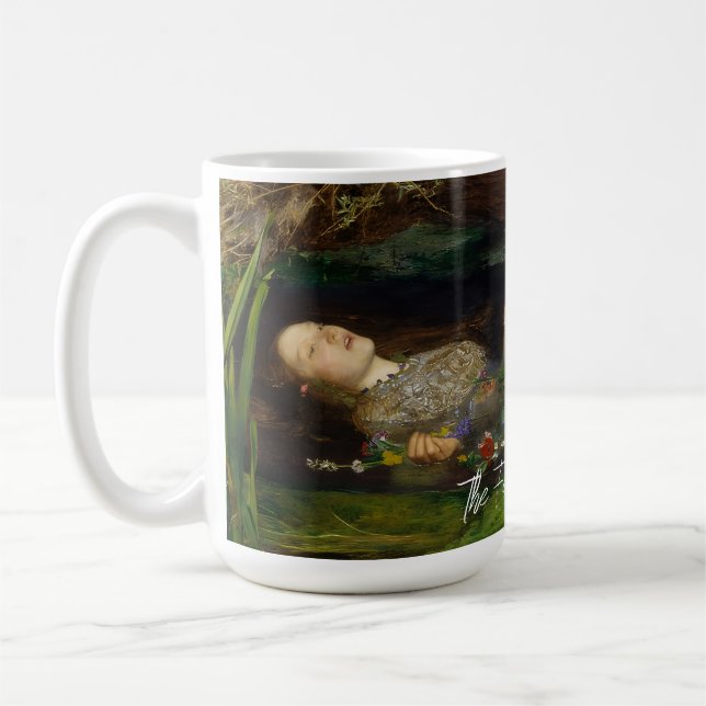 Mug The Fate of Ophelia Customizable Text  (Gauche)