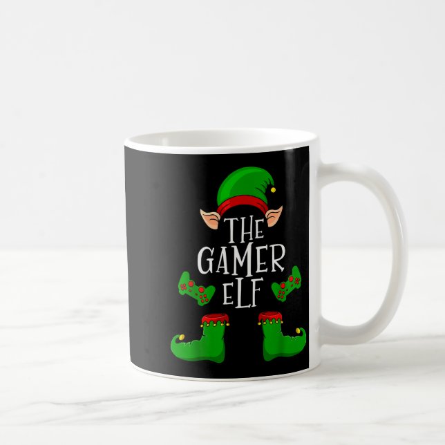 Mug The Gamer Elf Christmas Matching  (Droite)