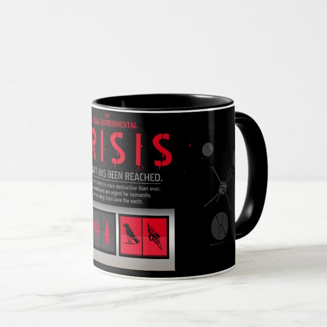 Mug THE GLOBAL ENVIRONMENTAL CRISIS [Combo Mug] (Devant droit)