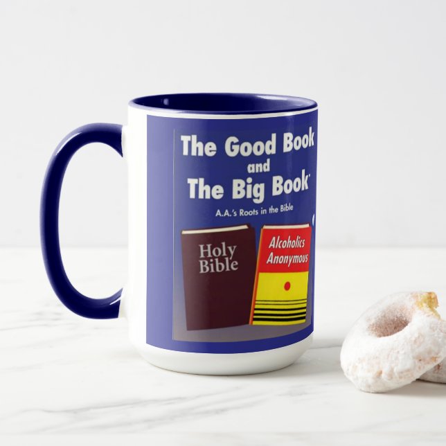 Mug The Good Book and The Big Book Mug, 444 ml (Avec donut)