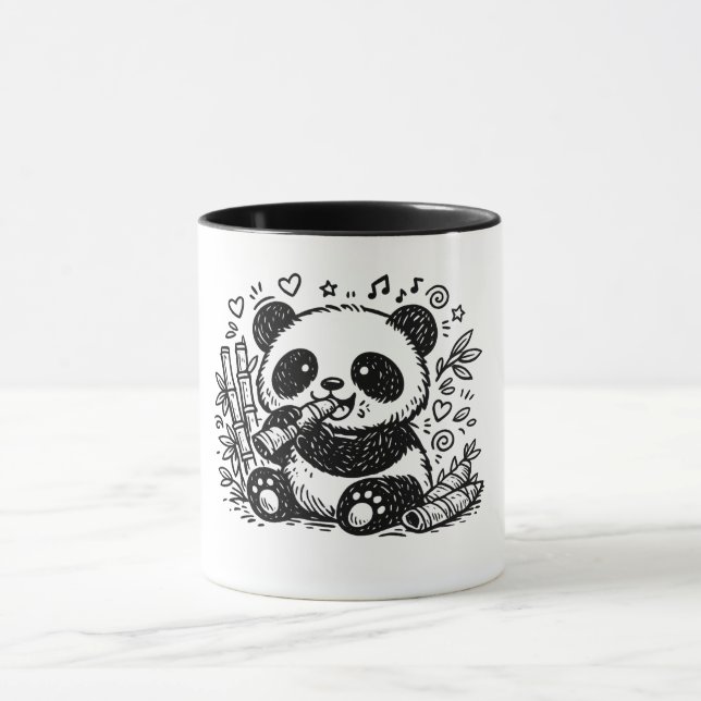 Mug The Gourmet Panda: A Whimsical Bamboo Feast (Centre)