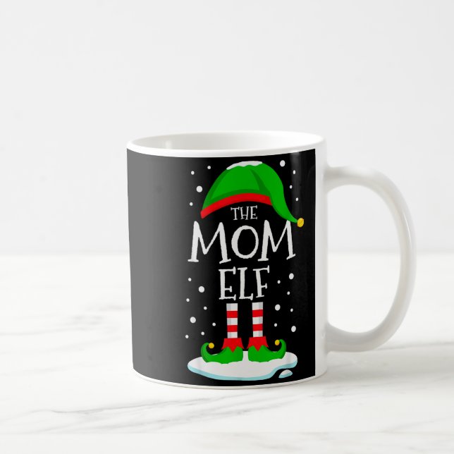 Mug The Mom Elf Christmas Family Matching Xmas Mommy G (Droite)