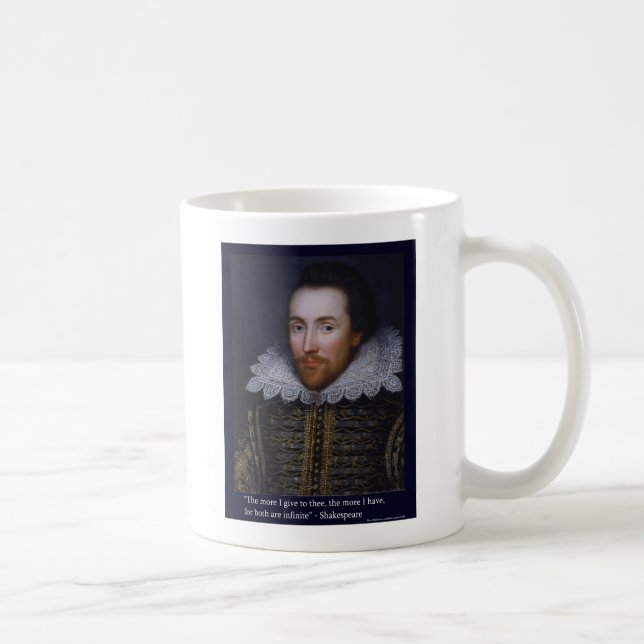 Mug "The More I Give" Cadeaux/TS avec citation d'amour (Droite)