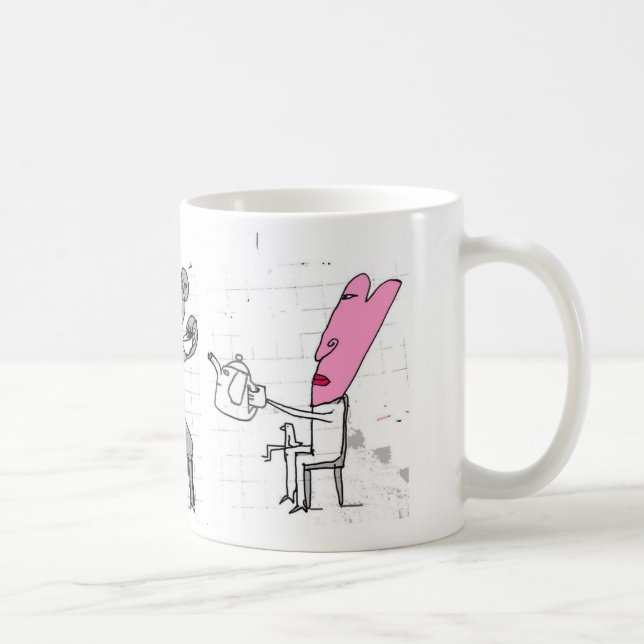 Mug Thé ou café avec votre bête (Droite)