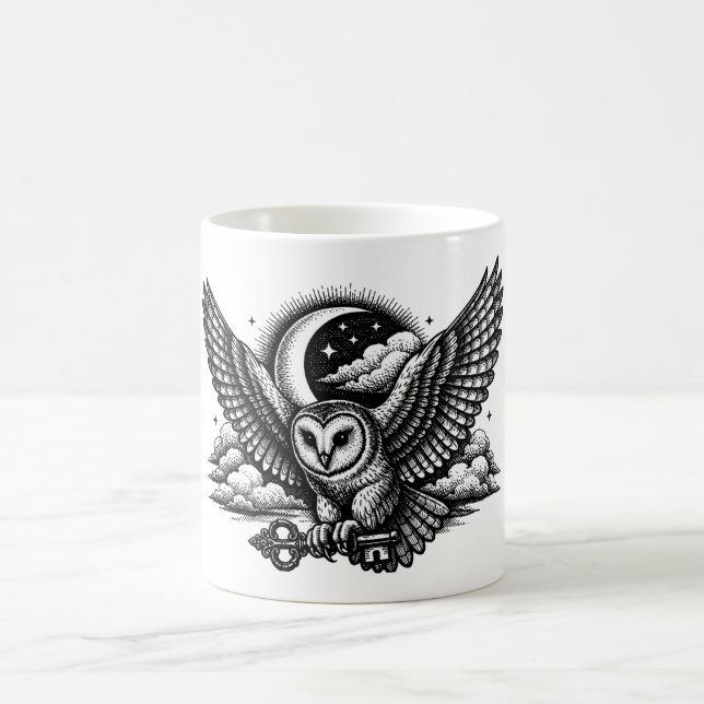 Mug The Owl’s Secret Key - Gothic Engraving (Centre)