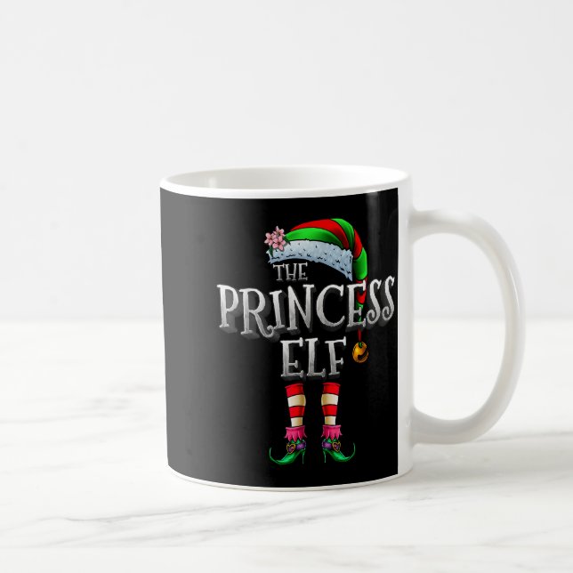 Mug The Princess Elf Shirt Matching Family Funny Chris (Droite)