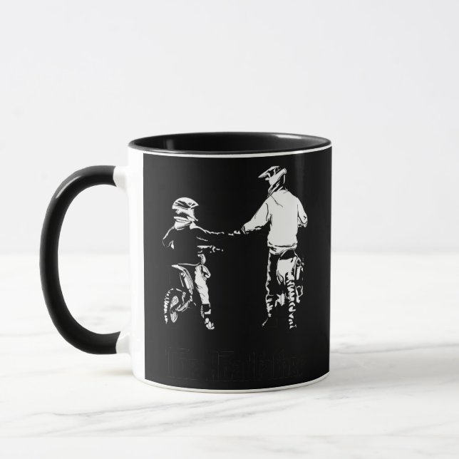 Mug The Road Father Dad And Son Motocross Dirt Bike (Gauche)