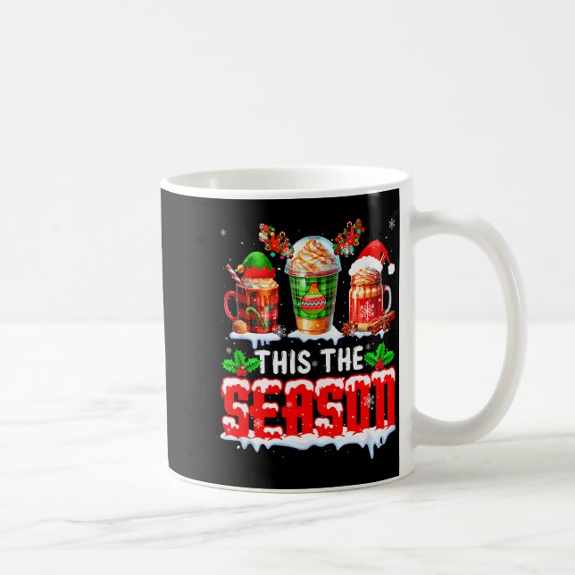 Mug The Season Christmas Three Santa Reindeer Elf Coff (Droite)
