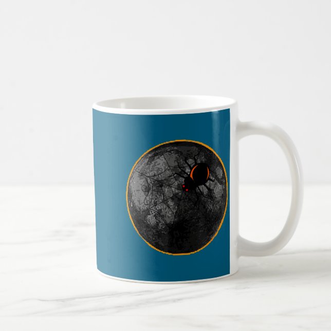 Mug The Spider Web Arachnid Moon Solar (Droite)
