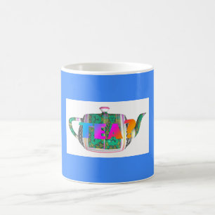 MUG THÉ? THÉ SUR BLEU