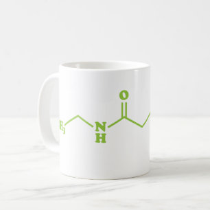Mug Thé Théanine Formule chimique moléculaire