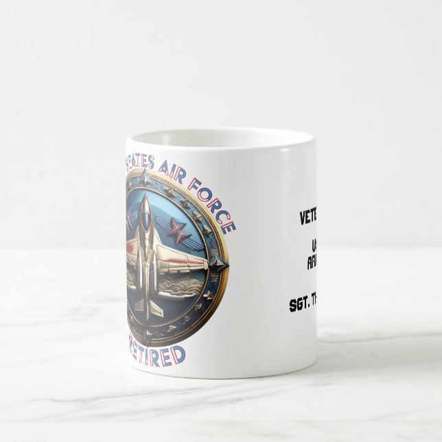 Mug The United States Air Force Retired (Centre)