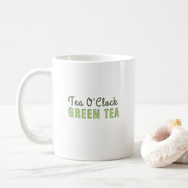Mug Thé vert Bouge de café personnalisée (Avec donut)